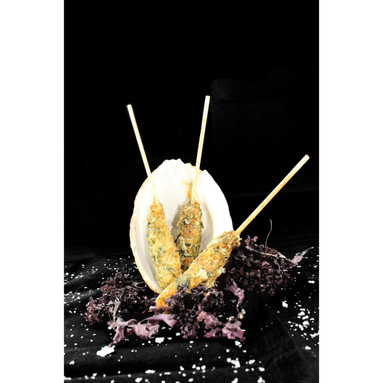 BROCHETA GAMBON CON ALGAS (ANED)