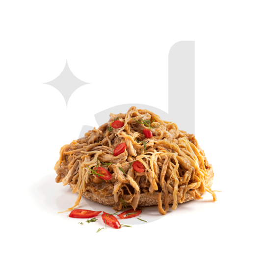 PULLED PORK ASADO BBQ 12X500