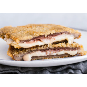 CACHOPO JAMON Y QUESO PREMIUN