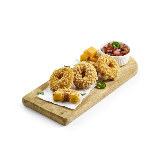 AROS CHEDDAR Y JALAPEÑOS 8X500 (M