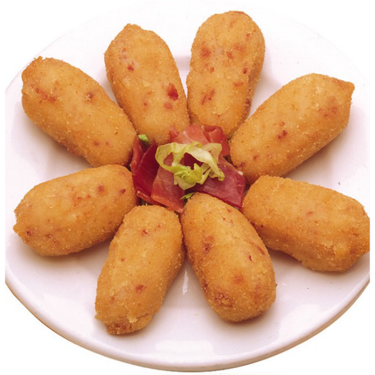 CROQUETA CASERA JAMON 1X6 HERME