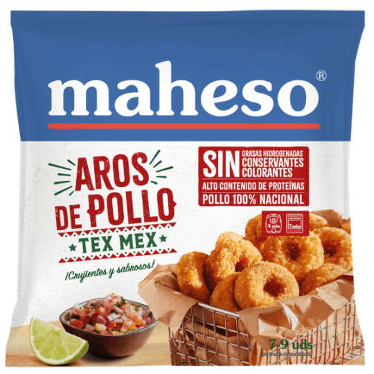 AROS DE POLLO TEX-MEX 8X500 (MH)