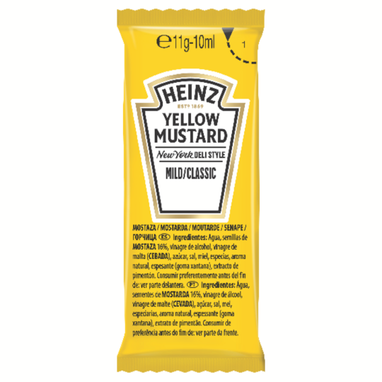 MONODOSIS MOSTAZA HEINZ 10ML